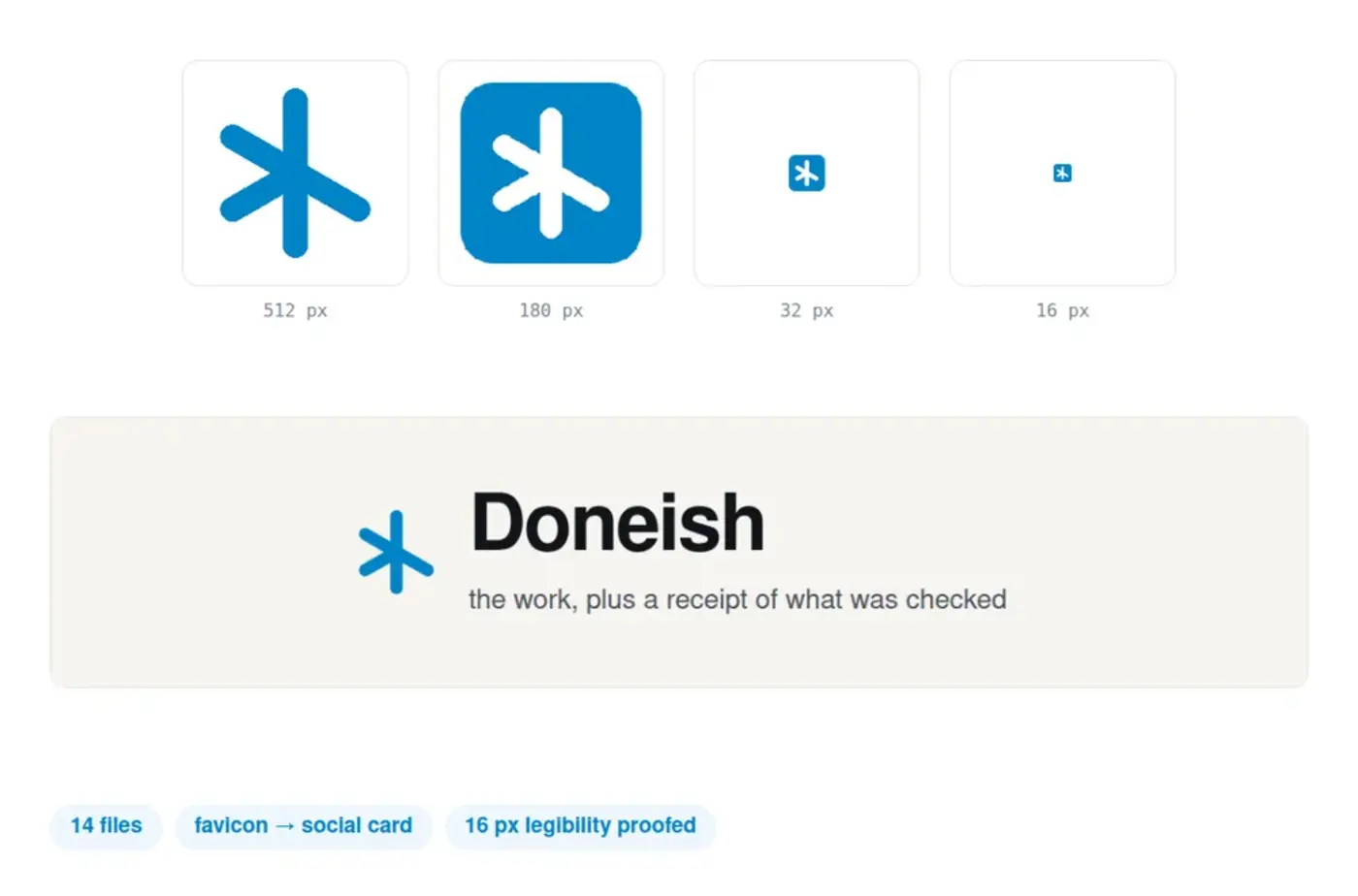 Brand asset set sample